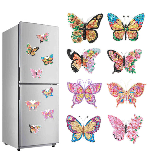 Diamond Painting Magnets Set of 8