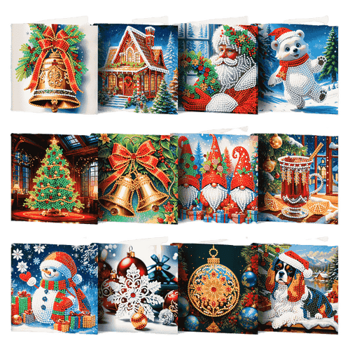 12 Christmas Cards – Christmas Eve Set