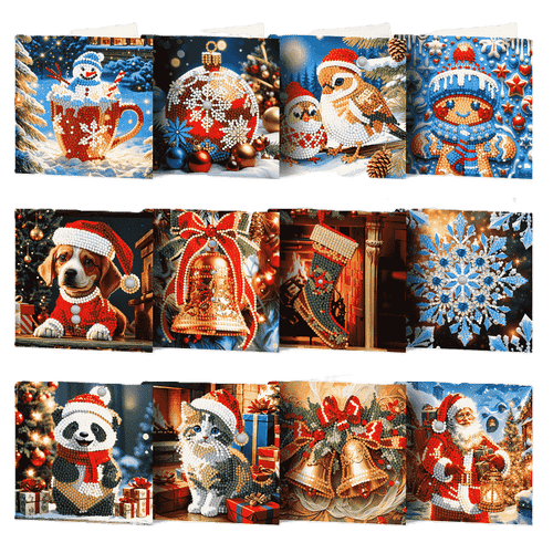 12 Christmas Cards – Christmas Atmosphere Set