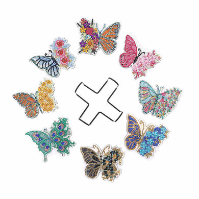 Coasters – Butterflies | Set of 8 pieces