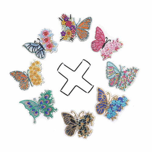 Coasters – Butterflies | Set of 8 pieces