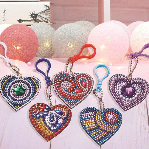 Keychain Hearts | 5 pieces