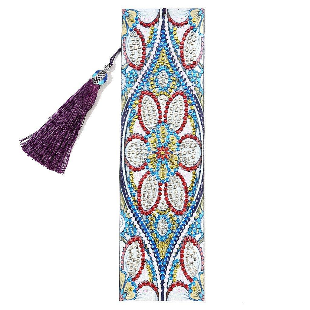 Bookmark Flower Blue