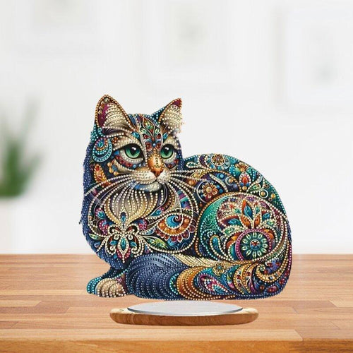 Diamond Painting Cat Ornament