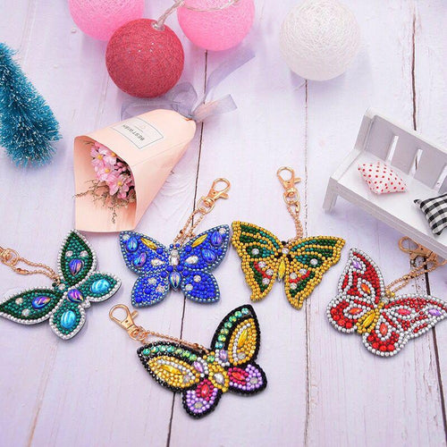 Keychain Butterfly | 5 pieces