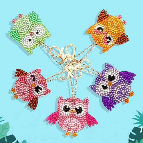Keychains Owls | 5 pieces