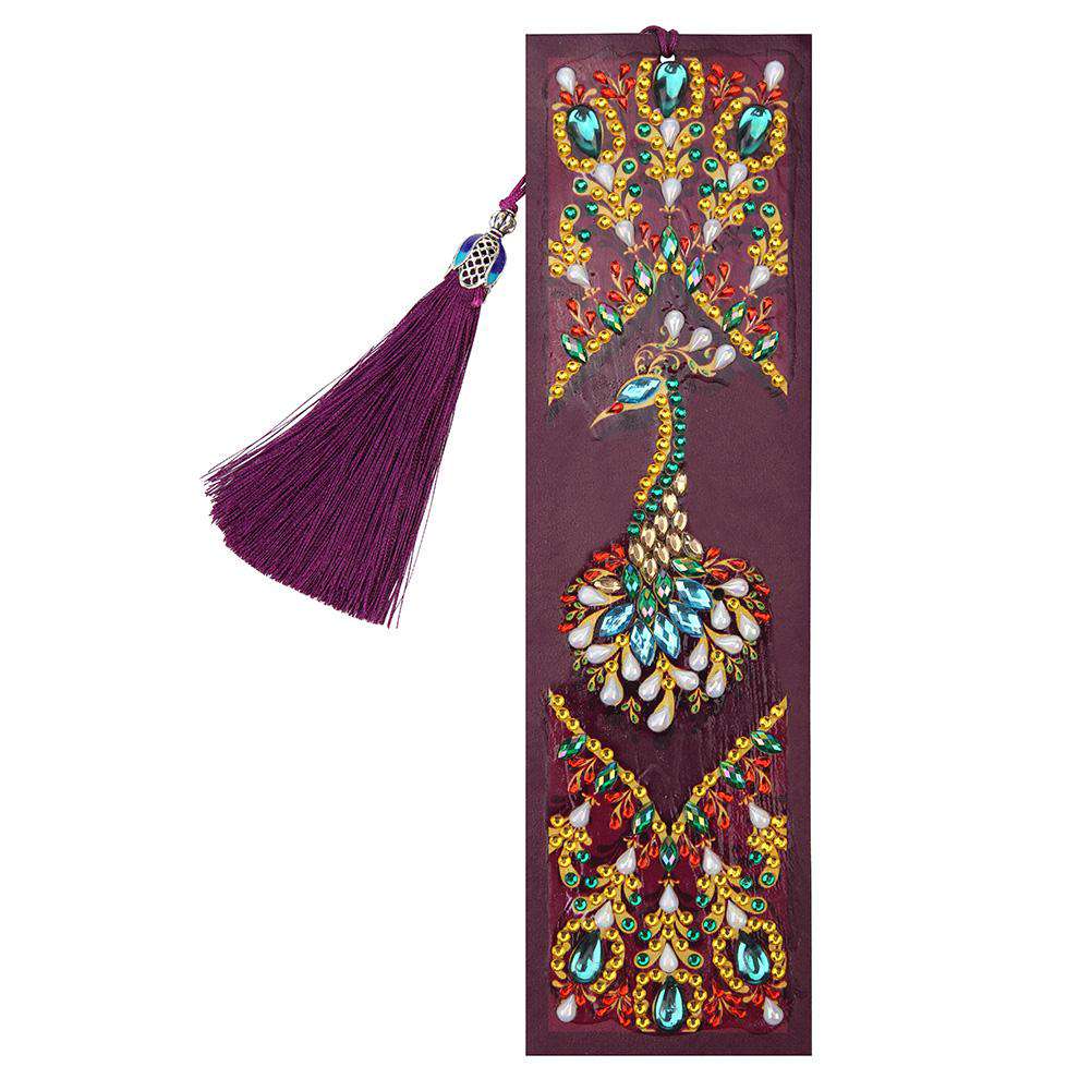 Bookmark Mandala Peacock