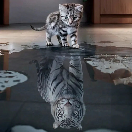 Tiger Mirror Image