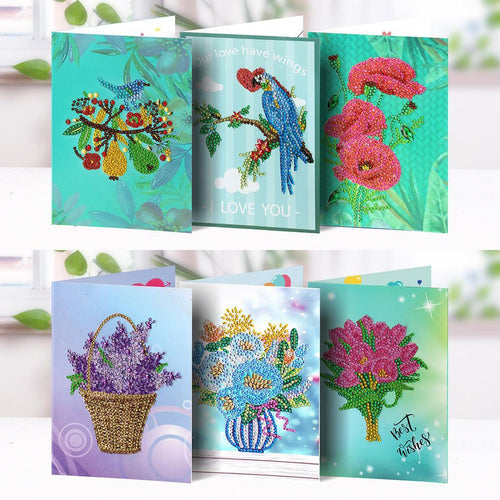 Flower Cards | 6 pieces