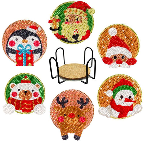 6 Christmas Coasters | 4 Types