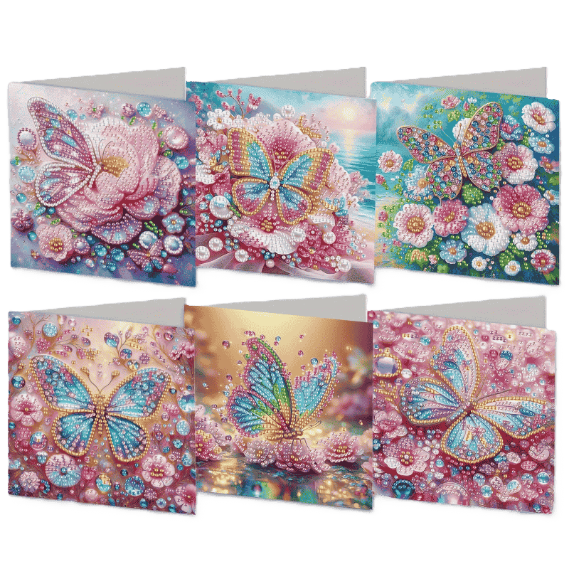 Greeting Cards – Butterflies | Set of 6 cards