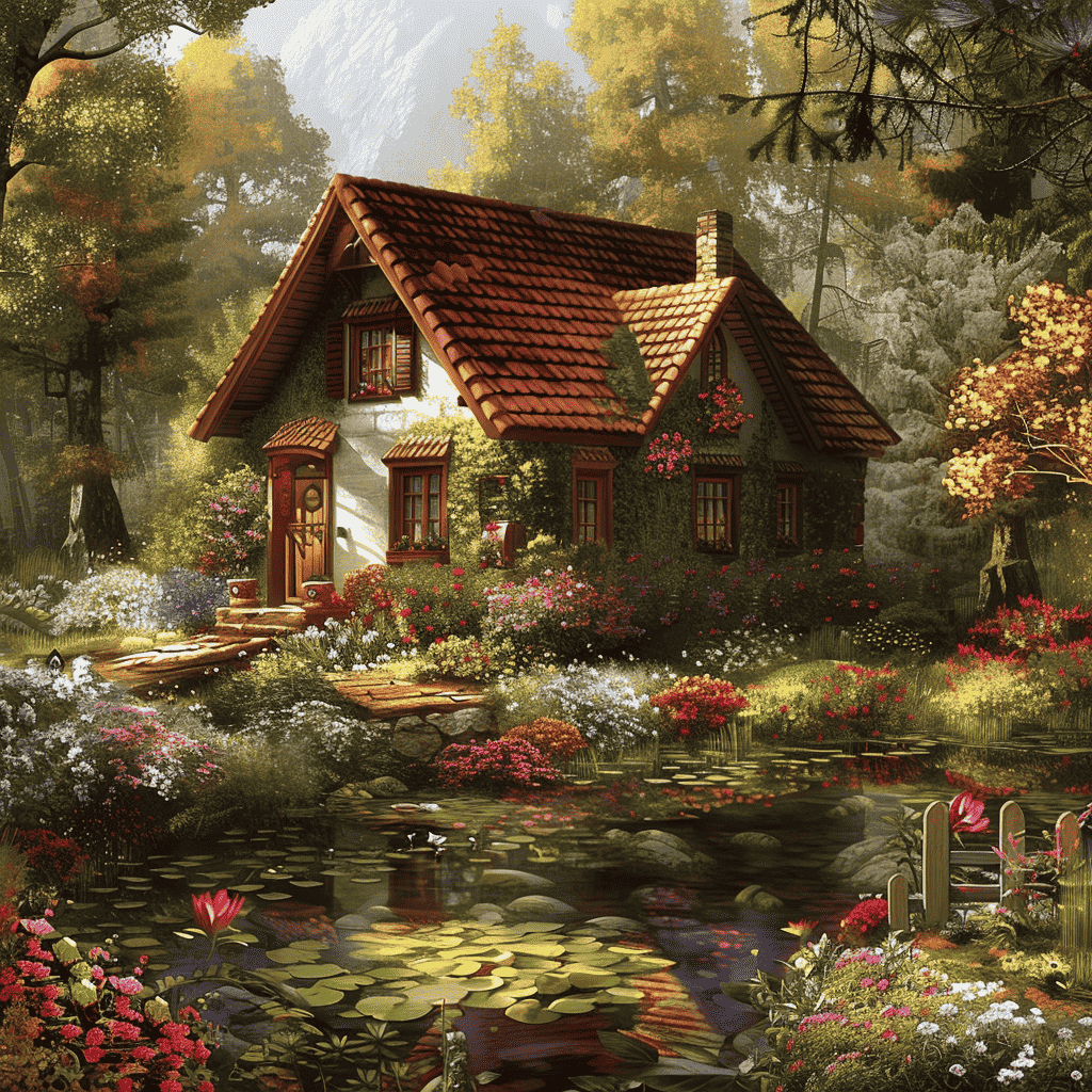 Cozy Little House in the Forest
