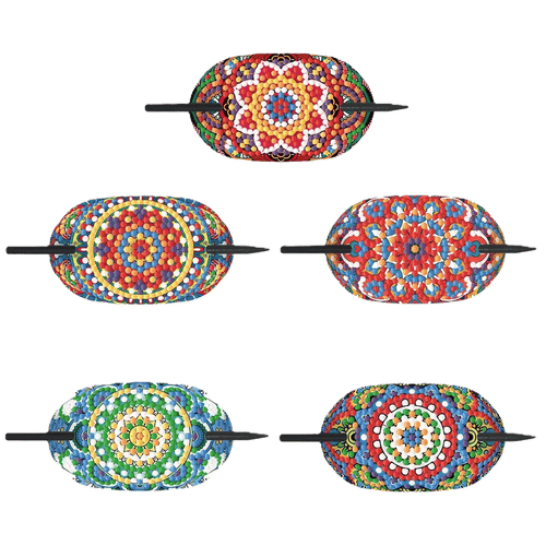 Diamond Painting Hair Clips – Set of 5