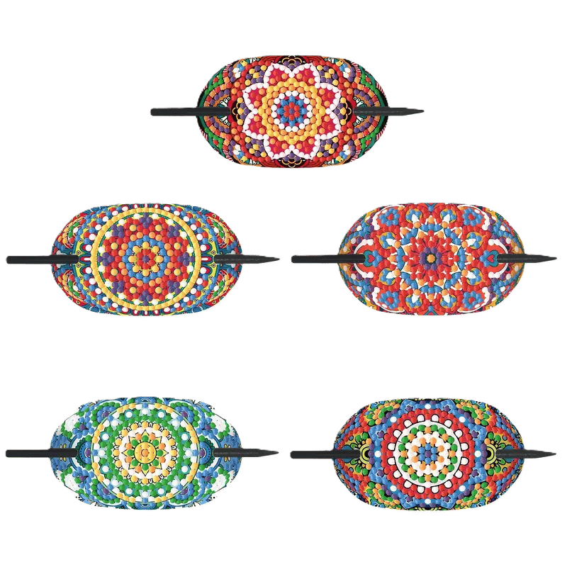 Diamond Painting Hair Clips – Set of 5