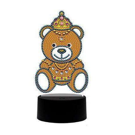 Diamond Painting Lampje Teddybeer