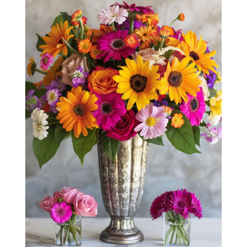 Flower bouquet in vase