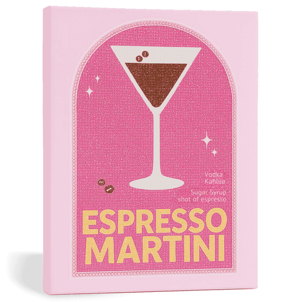 Espresso Martini Diamond Painting with Rhinestones   Limited Edition