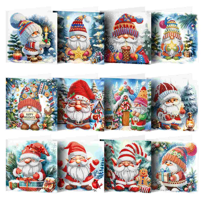 Christmas Cards – Christmas Gnomes | Set of 12