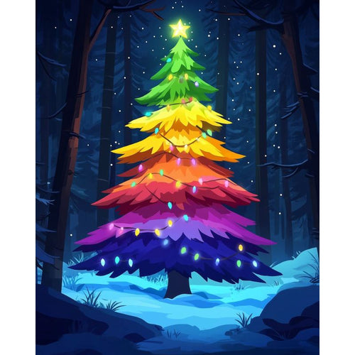 Magical Christmas tree