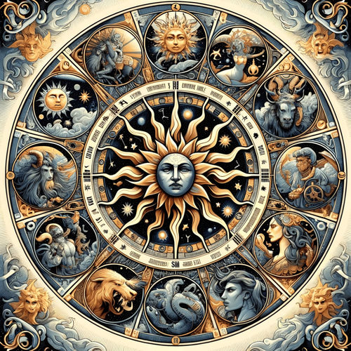 Zodiac signs | Diamond Painting with AB stones