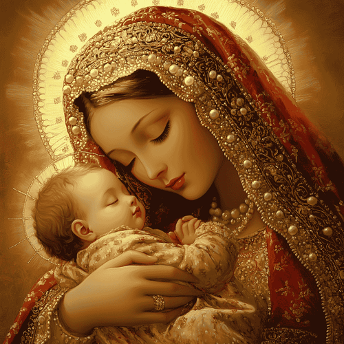 Shining Virgin Mary
