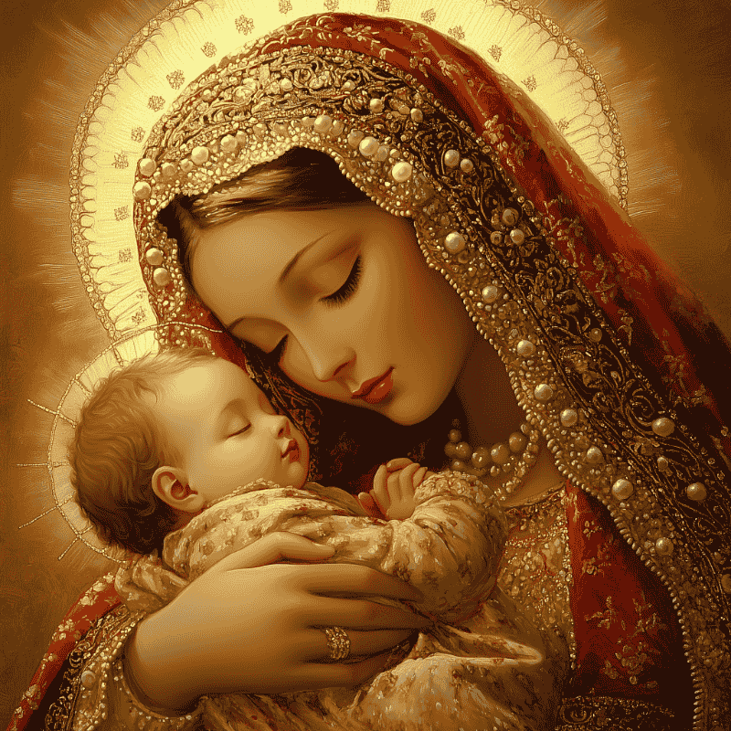 Shining Virgin Mary