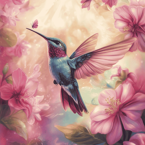 Beautiful hummingbird
