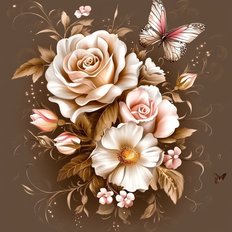 Golden roses
