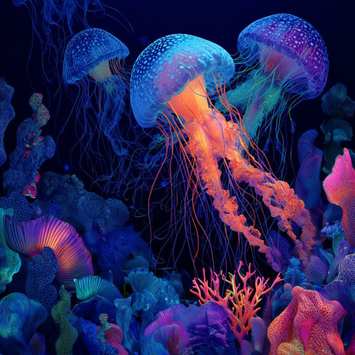 Colorful Sea creatures