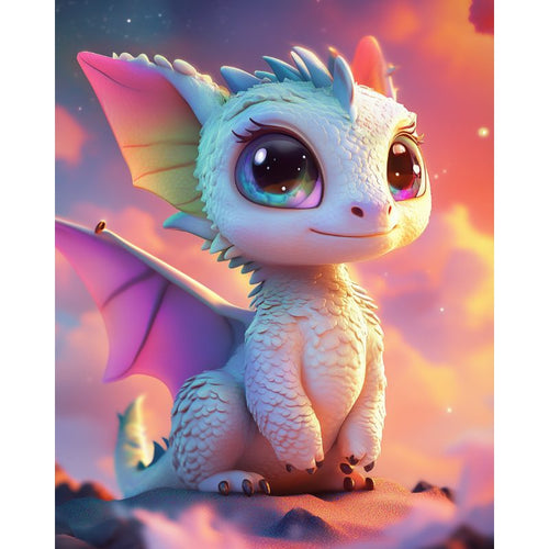 Cute baby dragon