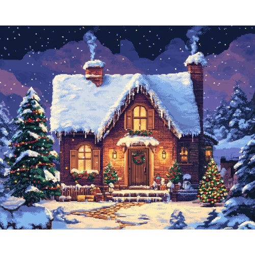 Cozy Christmas house