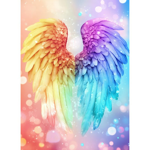 Colorful Angel Wings