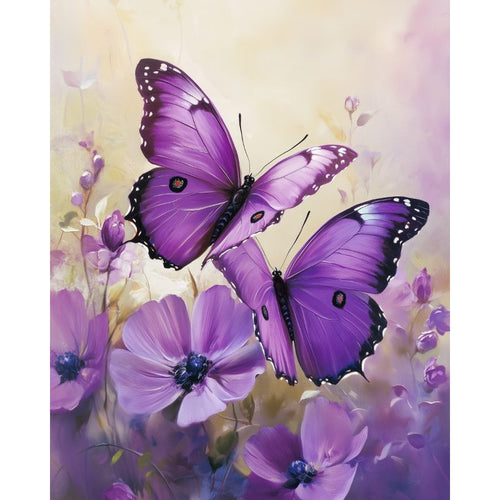 Purple butterflies
