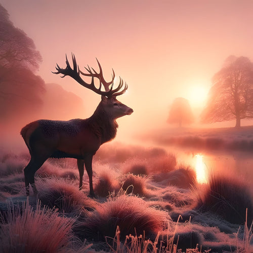 Winter Deer