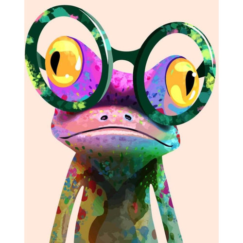Cheerful frog