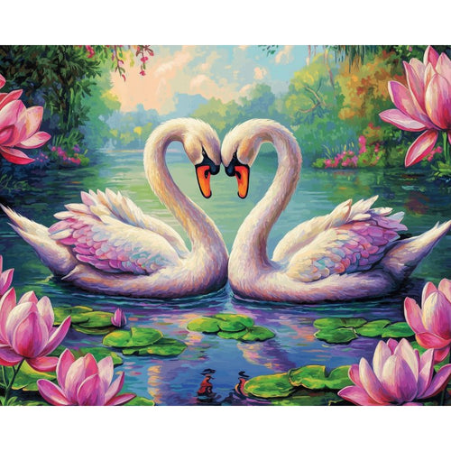 Loving swans