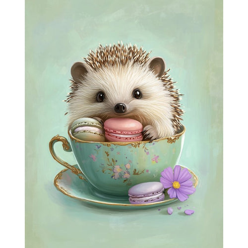 Hedgehog in teacup