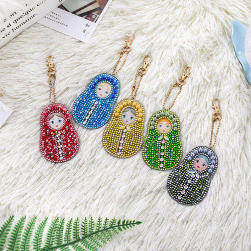 Keychain Matryoshka Dolls | 5 pieces