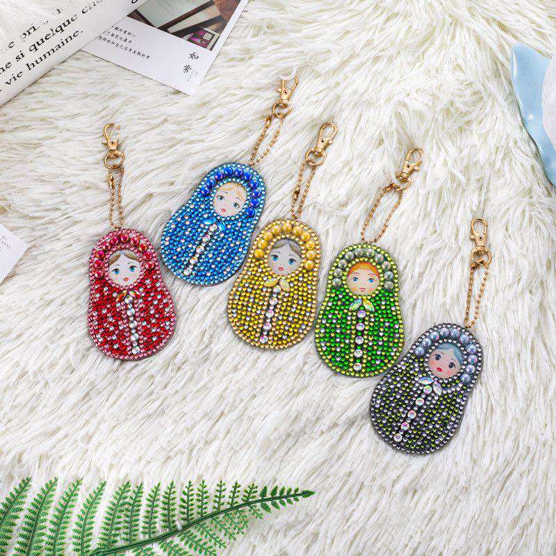 Keychain Matryoshka Dolls | 5 pieces
