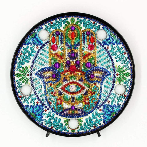 Rond DP Lamp Hamsa Hand