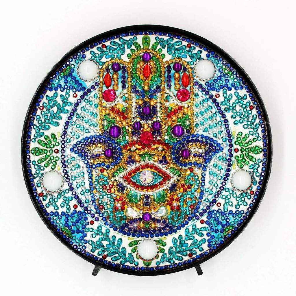Rond DP Lamp Hamsa Hand
