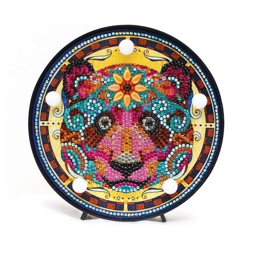 Round DP Light Mandala Bear