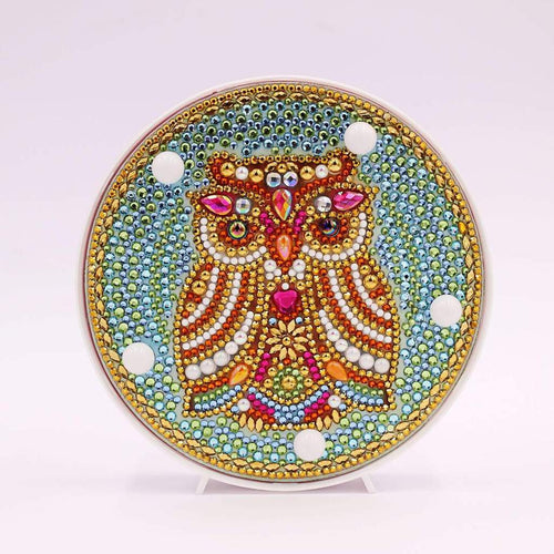 Round DP Light Sleepy Owl
