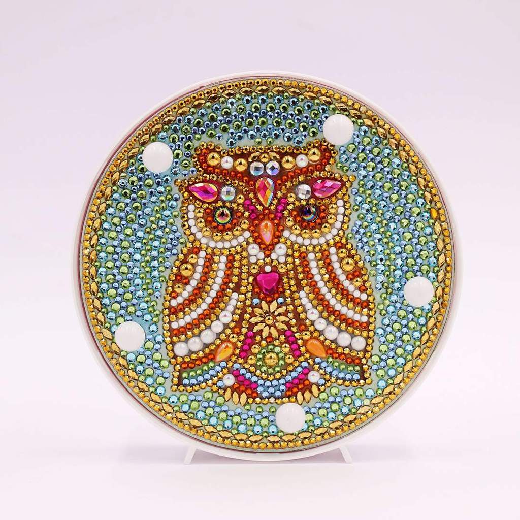 Round DP Light Sleepy Owl