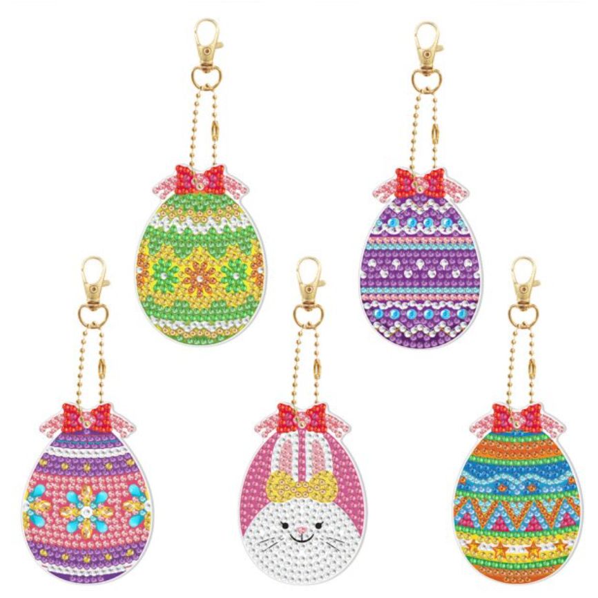 Easter Eggs Keychain | 5 pieces
