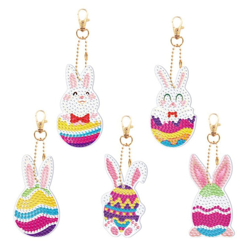 Easter Bunny Keychain | 5 pieces