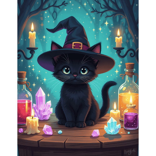 Witchy kitten