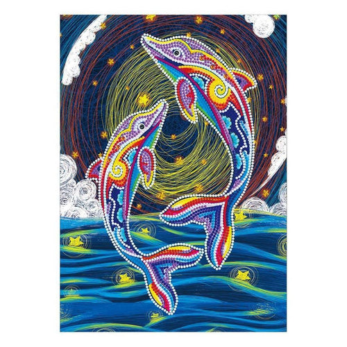 Dolphins Colored | Glow in the Dark
