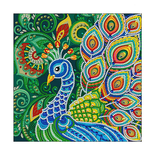 Peacock Colored | Glow in the Dark