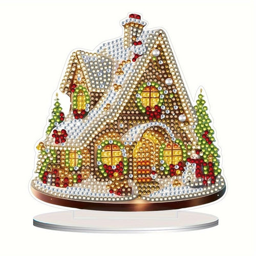 Diamond Painting Ornament - Christmas House